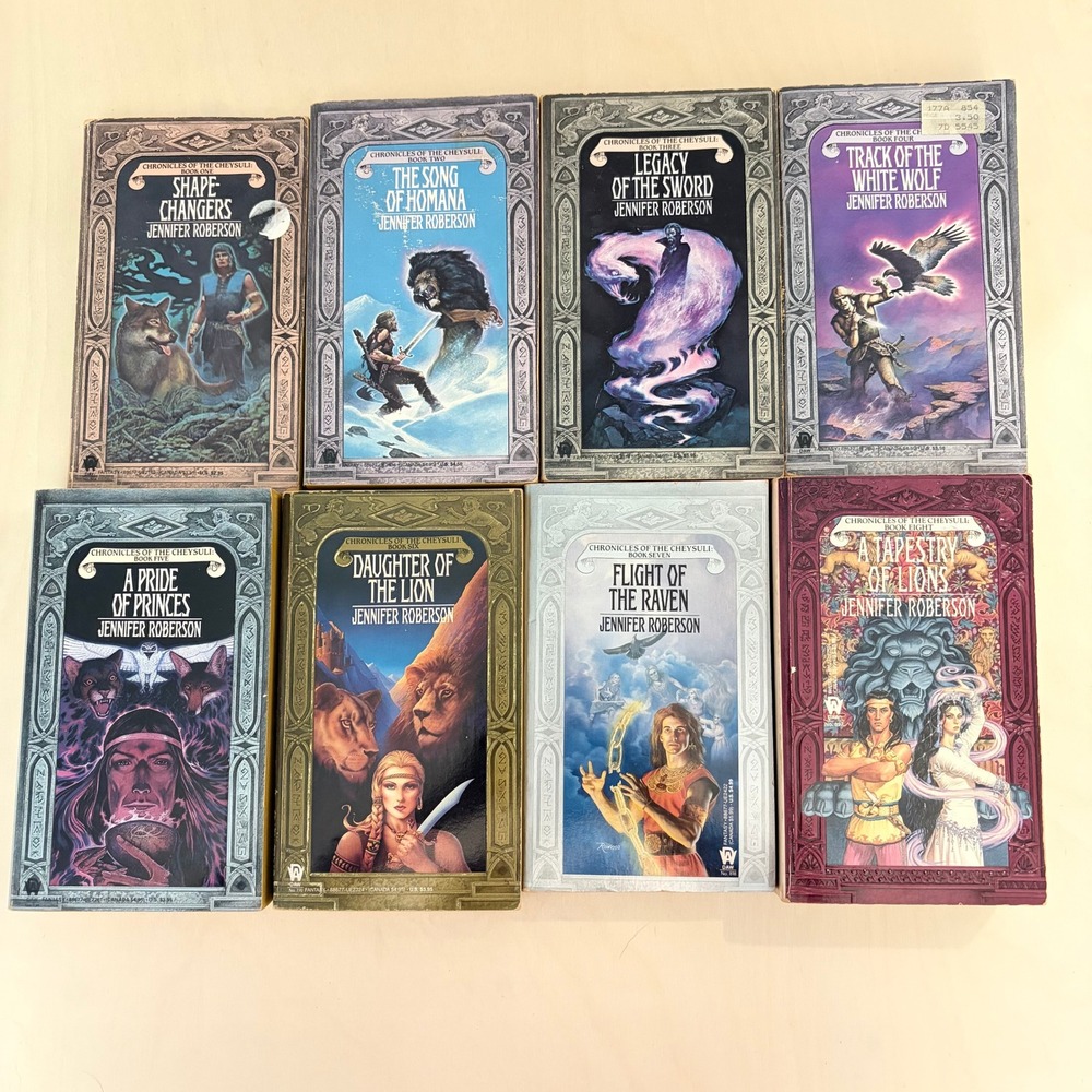Jennifer Roberson Chronicles of the Cheysuli Books 1-8 Set Vintage Fantasy PB